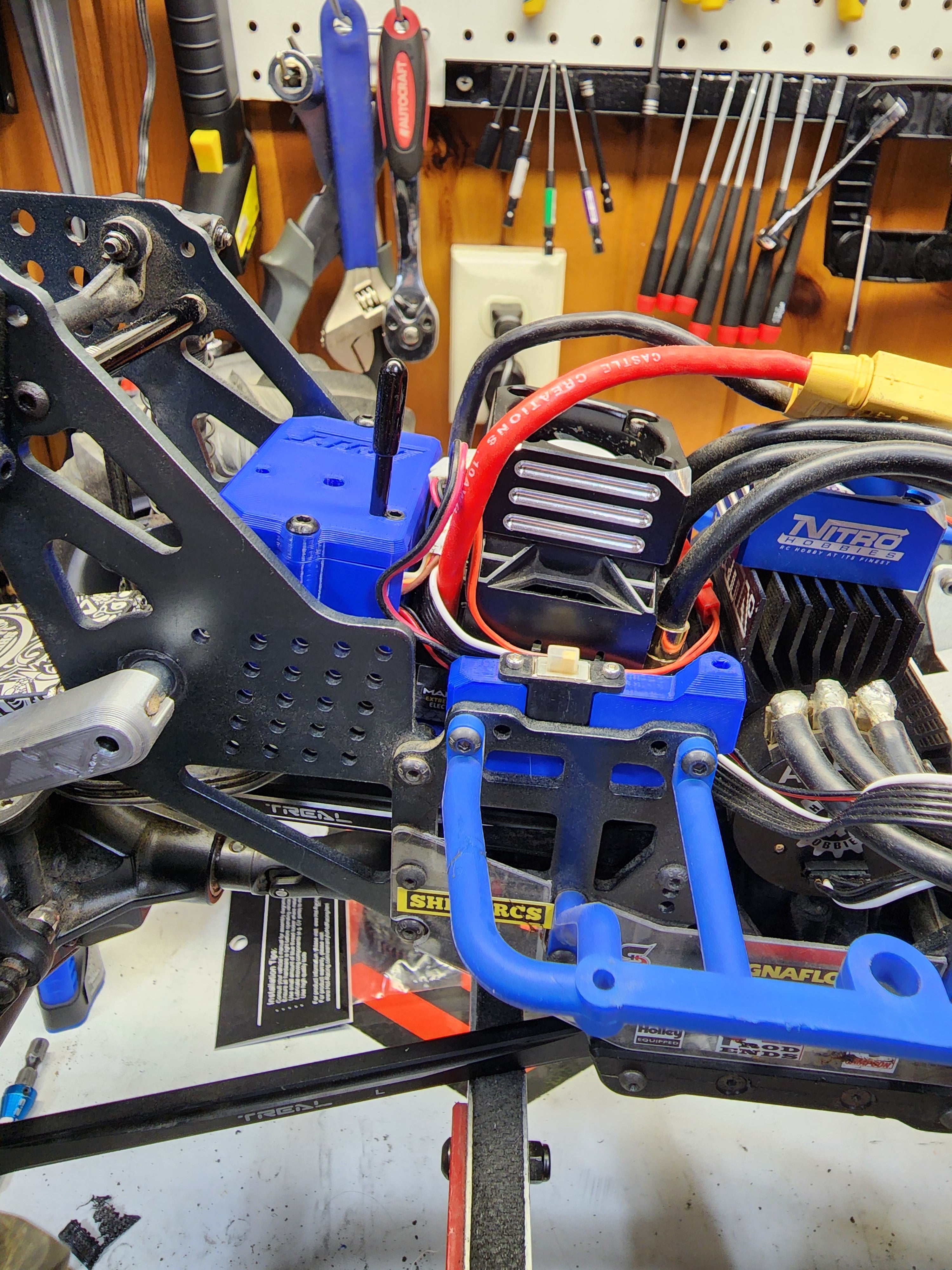 LMT 1.0 and 2.0 Low Center of Gravity LCG ESC Mount and Radio Box image 4