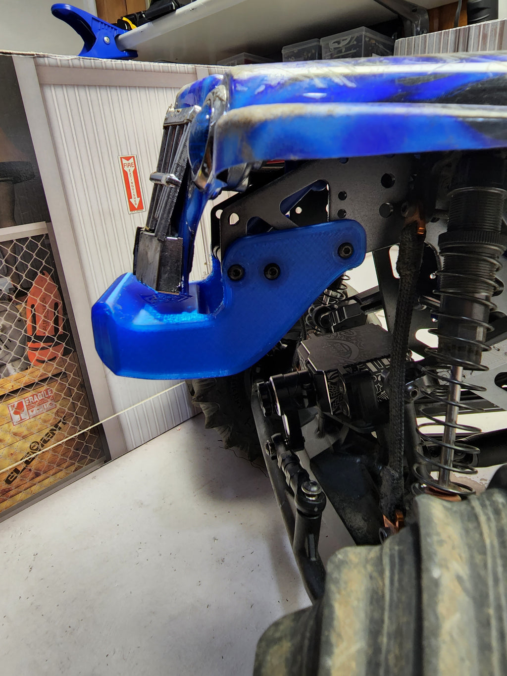 Losi LMT 1.0 Monster Truck Front Bumper Grave Digger and Sonuva Digger image 3