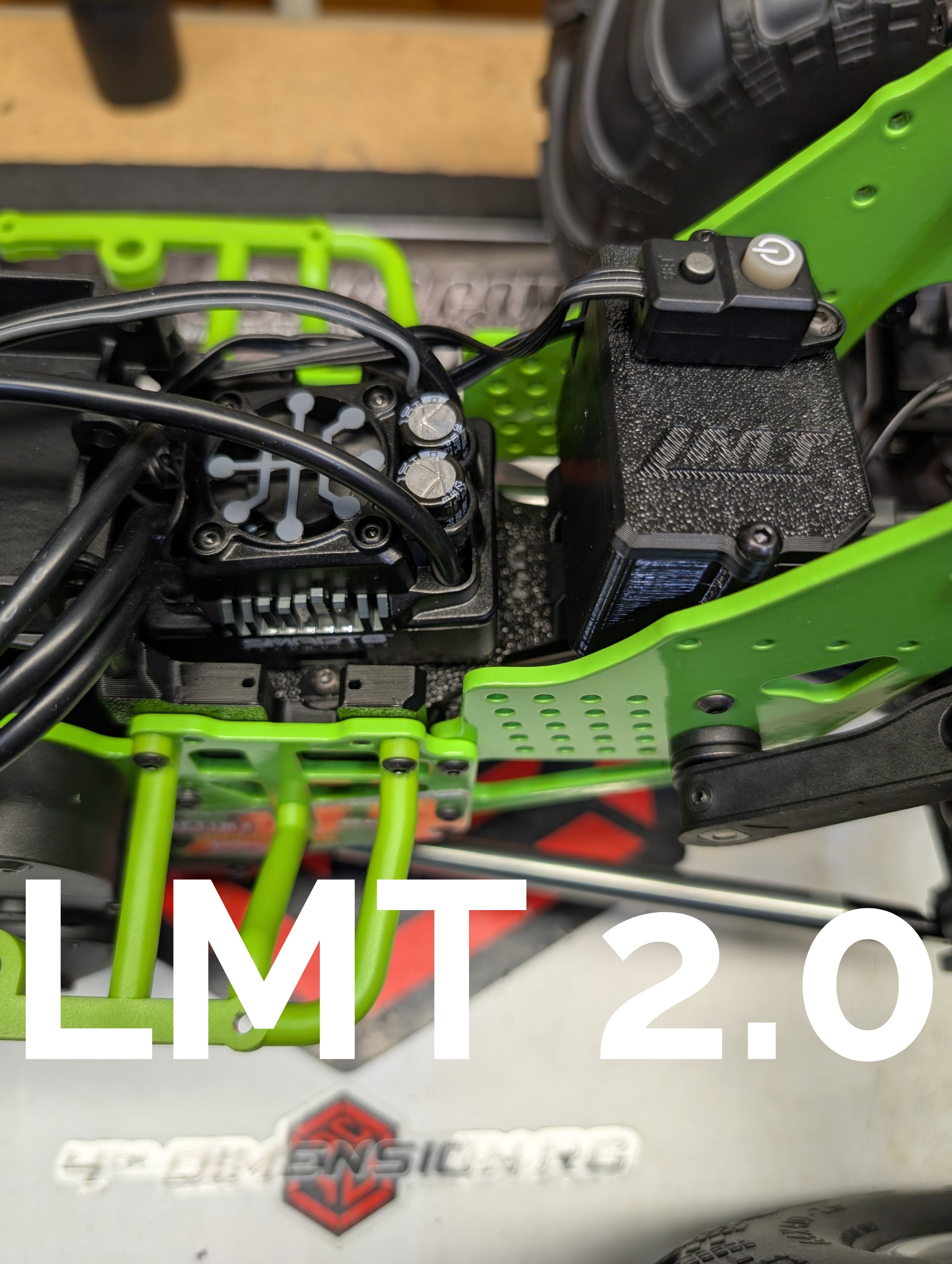 LMT 1.0 and 2.0 Low Center of Gravity LCG ESC Mount and Radio Box image 0