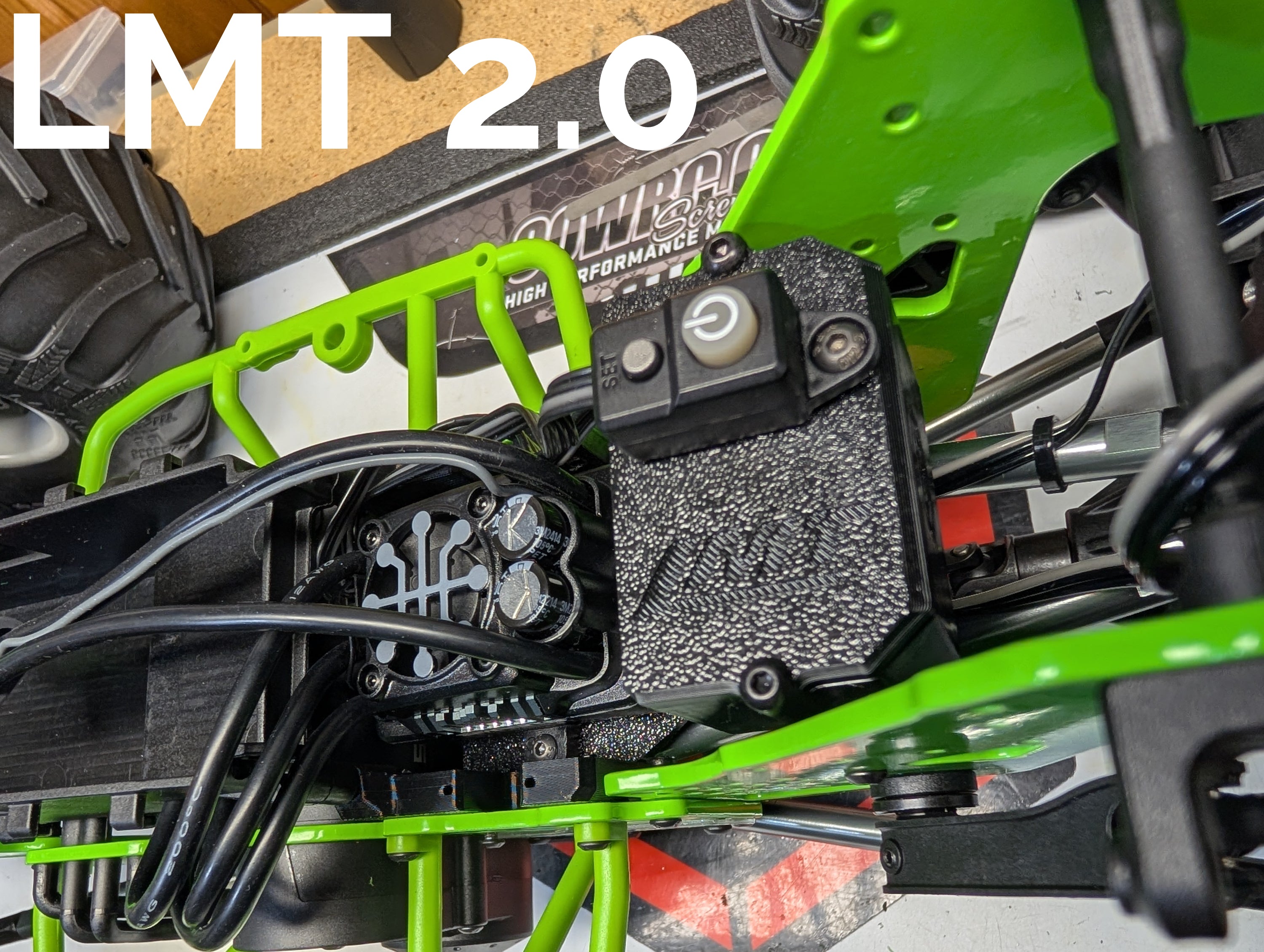 LMT 1.0 and 2.0 Low Center of Gravity LCG ESC Mount and Radio Box image 2