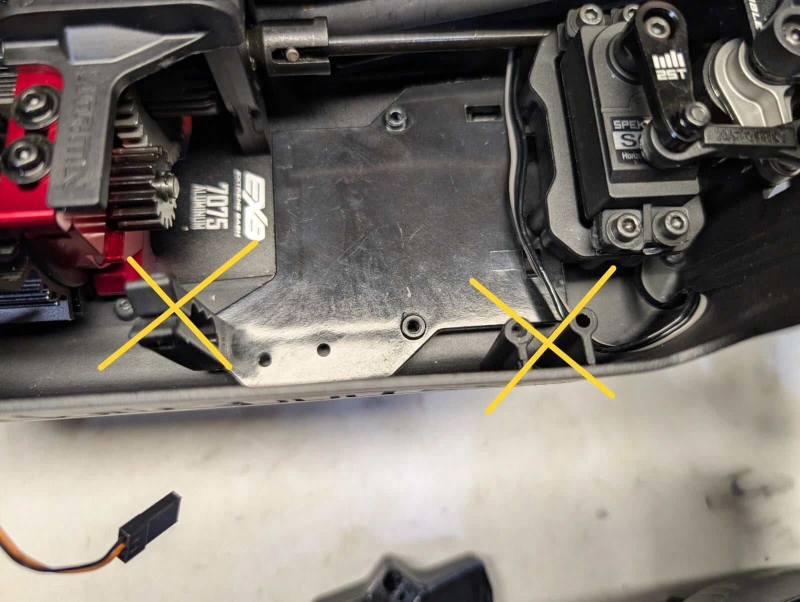 Castle Mamba Monster X 8S ESC Mount for ARRMA 6s BLX Truck Buggy Truggy